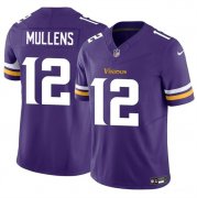 Cheap Men's Minnesota Vikings #12 Nick Mullens Purple 2023 F.U.S.E. Vapor Untouchable Limited Football Stitched Jersey
