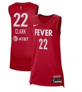Cheap Unisex Indiana Fever Caitlin Clark Nike Red 2024 WNBA Draft Rebel Edition Victory Player Jersey