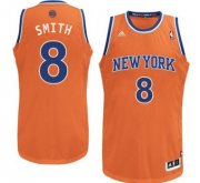 Wholesale Cheap New York Knicks #8 J.R. Smith Orange Swingman Jersey