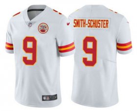 Wholesale Cheap Men\'s Kansas City Chiefs #9 JuJu Smith-Schuster White 2022 Vapor Untouchable Stitched NFL Nike Limited Jersey