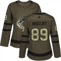 Wholesale Cheap Adidas Canucks #89 Alexander Mogilny Green Salute to Service Women's Stitched NHL Jersey