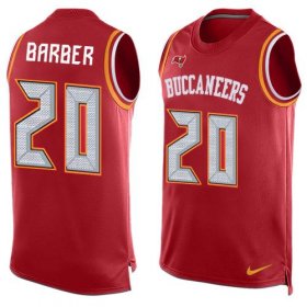 Wholesale Cheap Nike Buccaneers #20 Ronde Barber Red Team Color Men\'s Stitched NFL Limited Tank Top Jersey