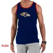 Wholesale Cheap Men's Nike NFL Baltimore Ravens Sideline Legend Authentic Logo Tank Top Dark Blue