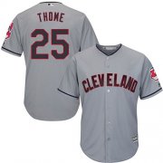 Wholesale Cheap Indians #25 Jim Thome Grey Road Stitched Youth MLB Jersey