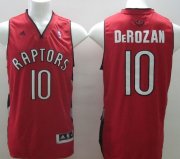 Wholesale Cheap Toronto Raptors #10 Demar DeRozan Revolution 30 Swingman Red Jersey