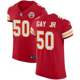 Wholesale Cheap Nike Chiefs #50 Willie Gay Jr. Red Team Color Men\'s Stitched NFL Vapor Untouchable Elite Jersey