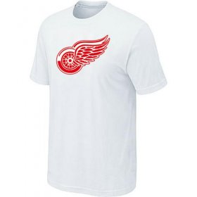 Wholesale Cheap Detroit Red Wings Big & Tall Logo White NHL T-Shirt