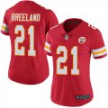 Wholesale Cheap Nike Chiefs #21 Bashaud Breeland Red Team Color Women's Stitched NFL Vapor Untouchable Limited Jersey