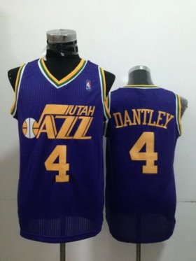 Wholesale Cheap Utah Jazz #4 Adrian Dantley Purple Swingman Throwback Jersey