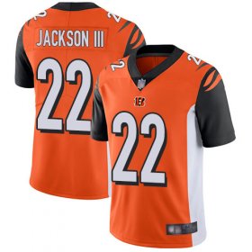 Wholesale Cheap Nike Bengals #22 William Jackson III Orange Alternate Men\'s Stitched NFL Vapor Untouchable Limited Jersey
