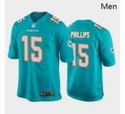 Wholesale Cheap Men Miami Dolphins #15 Jaelan Phillips Aqua 2021 Draft Jersey