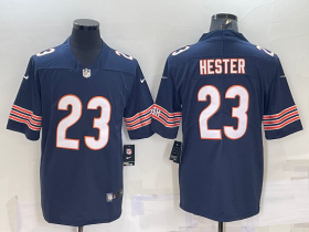 Wholesale Cheap Men\'s Chicago Bears #23 Devin Hester Navy Blue 2021 Vapor Untouchable Stitched NFL Nike Limited Jersey