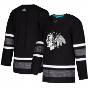 Wholesale Cheap Adidas Blackhawks Blank Black 2019 All-Star Game Parley Authentic Stitched NHL Jersey