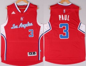Wholesale Cheap Los Angeles Clippers #3 Chris Paul Revolution 30 Swingman 2014 New Red Jersey