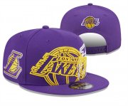 Cheap Los Angeles Lakers Stitched Snapback Hats 0100
