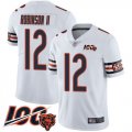 Wholesale Cheap Nike Bears #12 Allen Robinson II White Youth Stitched NFL 100th Season Vapor Limited Jersey