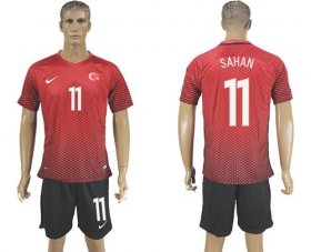 Wholesale Cheap Turkey #11 Sahan Home Soccer Country Jersey