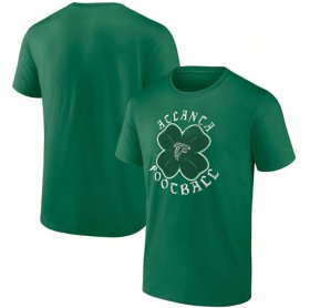 Wholesale Cheap Men\'s Atlanta Falcons Kelly Green St. Patrick\'s Day Celtic T-Shirt
