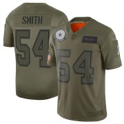 Wholesale Cheap Nike Cowboys #54 Jaylon Smith Camo Men's Stitched NFL Limited 2019 Salute To Service Jersey