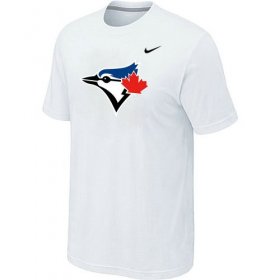 Wholesale Cheap Nike Toronto Blue Jays Authentic Logo T-Shirt White