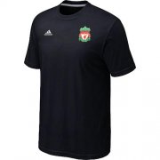 Wholesale Cheap Adidas Liverpool Soccer T-Shirt Black