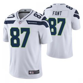 Wholesale Cheap Men\'s Seattle Seahawks #87 Noah Fant White Vapor Untouchable Limited Stitched Jersey