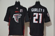 Wholesale Cheap Men's Atlanta Falcons #21 Todd Gurley II Black 2020 Big Logo Number Vapor Untouchable Stitched NFL Nike Fashion Limited Jersey