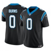 Wholesale Cheap Men's Carolina Panthers #0 Brian Burns Black 2023 F.U.S.E. Vapor Untouchable Football Stitched Jersey