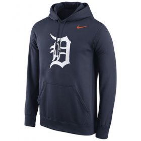 Wholesale Cheap Detroit Tigers Nike Logo Performance Pullover Navy MLB Hoodie