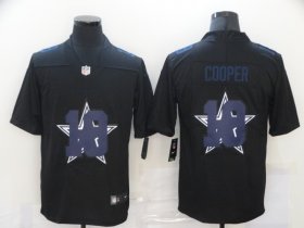 Wholesale Cheap Men\'s Dallas Cowboys #19 Amari Cooper Black 2020 Shadow Logo Vapor Untouchable Stitched NFL Nike Limited Jersey