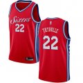 Wholesale Cheap 76ers #22 Mattise Thybulle Red Basketball Swingman Statement Edition Jersey