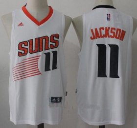Wholesale Cheap Men\'s 2017 Draft Phoenix Suns #11 Josh Jackson White Stitched NBA adidas Revolution 30 Swingman Jersey