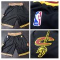 Wholesale Cheap Men's Cleveland Cavaliers 2016 New Black Shorts