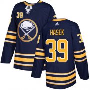 Wholesale Cheap Adidas Sabres #39 Dominik Hasek Navy Blue Home Authentic Stitched NHL Jersey