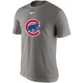 Wholesale Cheap Chicago Cubs Nike Legend Batting Practice Primary Logo Performance T-Shirt Gray