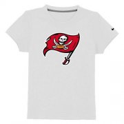Wholesale Cheap Tampa Bay Buccaneers Sideline Legend Authentic Logo Youth T-Shirt White