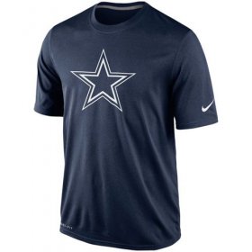 Wholesale Cheap Dallas Cowboys Nike Legend Logo Essential 2 Performance T-Shirt Navy