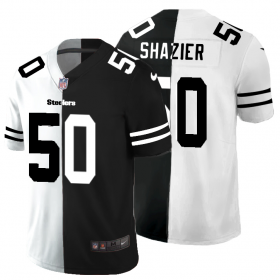 Cheap Pittsburgh Steelers #50 Ryan Shazier Men\'s Black V White Peace Split Nike Vapor Untouchable Limited NFL Jersey