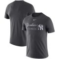 Wholesale Cheap New York Yankees Nike MLB Practice T-Shirt Anthracite
