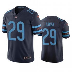 Wholesale Cheap Chicago Bears #29 Tarik Cohen Navy Vapor Limited City Edition NFL Jersey