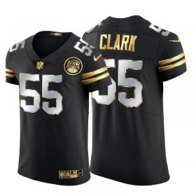 Wholesale Cheap Kansas City Chiefs #55 Frank Clark Men\'s Nike Black Edition Vapor Untouchable Elite NFL Jersey