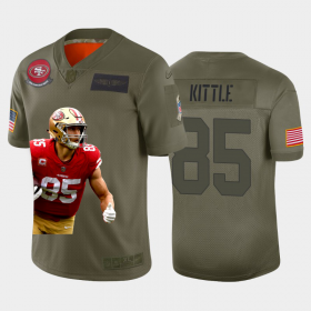 Cheap San Francisco 49ers #85 George Kittle Nike Team Hero 1 Vapor Limited NFL Jersey Camo