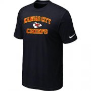 Wholesale Cheap Nike NFL Kansas City Chiefs Heart & Soul NFL T-Shirt Black