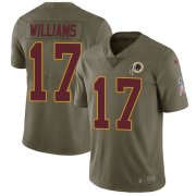 Wholesale Cheap Nike Redskins #17 Doug Williams Olive Men's Stitched NFL Limited 2017 Salute to Service Jersey