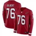 Wholesale Cheap Nike Cardinals #76 Marcus Gilbert Red Team Color Men's Stitched NFL Limited Therma Long Sleeve Jersey