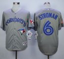 Wholesale Cheap Blue Jays #6 Marcus Stroman Grey Stitched MLB Jersey