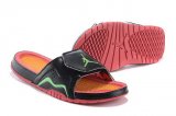 Wholesale Cheap Women's Jordan Hydro 7 Shoes Black/order-green