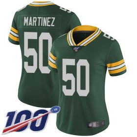 Wholesale Cheap Nike Packers #50 Blake Martinez Green Team Color Women\'s Stitched NFL 100th Season Vapor Limited Jersey