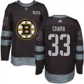 Wholesale Cheap Adidas Bruins #33 Zdeno Chara Black 1917-2017 100th Anniversary Stitched NHL Jersey