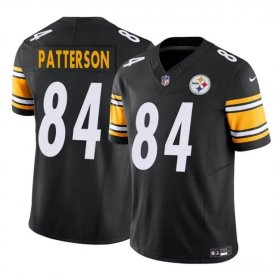 Cheap Men\'s Pittsburgh Steelers #84 Cordarrelle Patterson Black 2024 F.U.S.E. Vapor Untouchable Limited Football Stitched Jersey